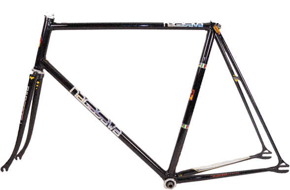 NAGASAWA NJS frame in Black Rainbow Flake - 580mm - alex's cycle NAGASAWA NJS frame in Black Rainbow Flake - 580mm - alex's cycle