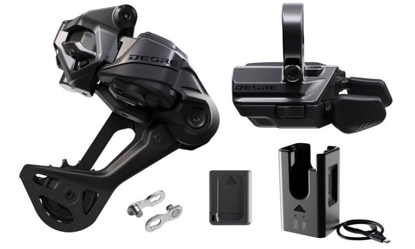 Shimano DEORE Di2 M6250 - SGS 12 - speed Drivetrain Upgrade Set Clamp Type - alex's cycle Shimano DEORE Di2 M6250 - SGS 12 - speed Drivetrain Upgrade Set Clamp Type - alex's cycle