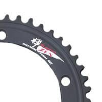 Sugino ZEN RACING 1/8 144 BCD BLACK CHAINRING with Kanji - alex's cycle