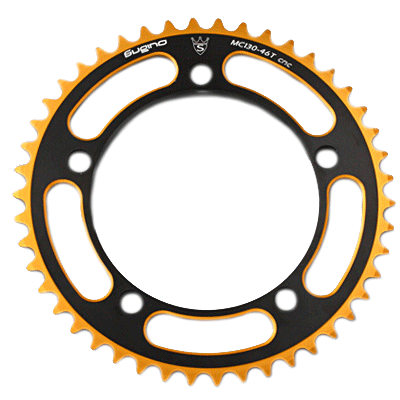 NOS SUGINO MC130NC Double Anodized Chainring - alex's cycle