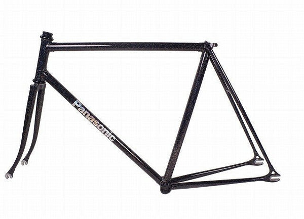 Panasonic Bad boy Frame in Black Rainbow Flake 550mm - alex's cycle Panasonic Bad boy Frame in Black Rainbow Flake 550mm - alex's cycle