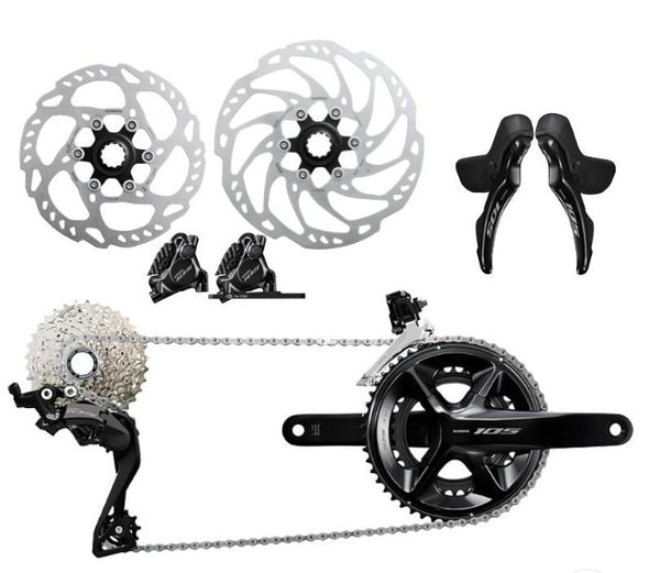 SHIMANO R7100 Mechanical Disc Brake 12-Speed Groupset - alex's cycle