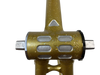 Kalavinka Gold with Rainbow Flake 520mm NJS Track Frame + An Extra Threadless Front Fork