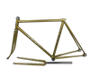 Kalavinka Gold with Rainbow Flake 520mm NJS Track Frame + An Extra Threadless Front Fork