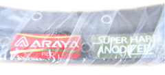 NOS ARAYA RED SUPER HARD ANODIZED 26-inch 36H Set