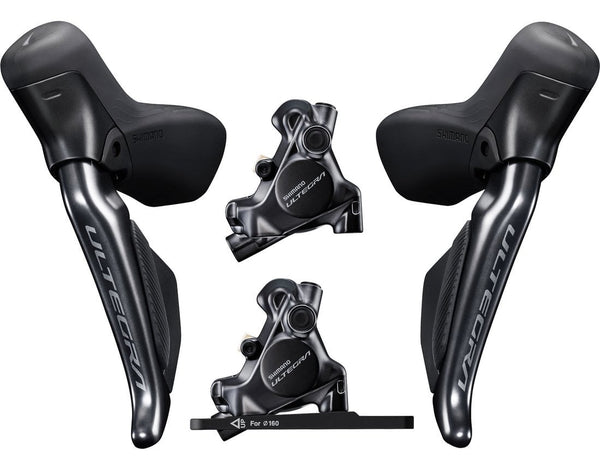 【BLACK FRIDAY SALE】Shimano Ultegra Di2 ST - R8170 + BR - R8170 J - kit Hydraulic Disc Brake - alex's cycle