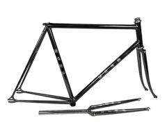 Kalavinka Gunmetal Silver 560mm NJS Track Frame + An Extra Threadless Front Fork