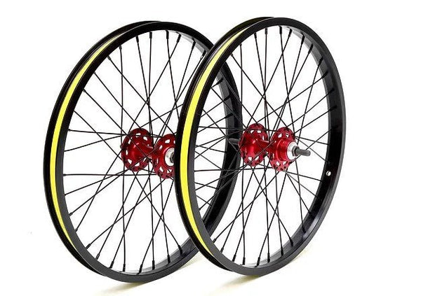 20 bicycle rims bmx KUWAHARA BMX 20 inch Complete Wheelset