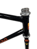 NAGASAWA NJS frame in Black Rainbow Flake with an extra front fork