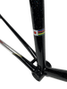 NAGASAWA NJS frame in Black Rainbow Flake with an extra front fork