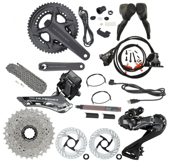 SHIMANO ULTEGRA Di2 12-Speed R8170 Disc Brake + Power Meter Groupset - alex's cycle