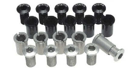 Dixna Aluminum Long Chainring Bolts and Nuts - alex's cycle
