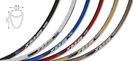 thumbnail image 2 of Kinlin XR-300 700C Alloy Rim - 14G, 20/24H, Presta Valve, Shiny Silver (622x14) 2 of 5