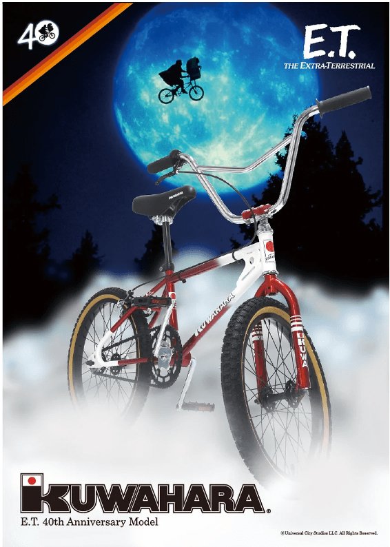 kuwahara bmx bicycle KUWAHARA E.T 40th Aniversary Edition -OLD SCHOOL BMX
