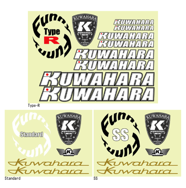 KUWAHARA Funny Sticker Kit - alex's cycle