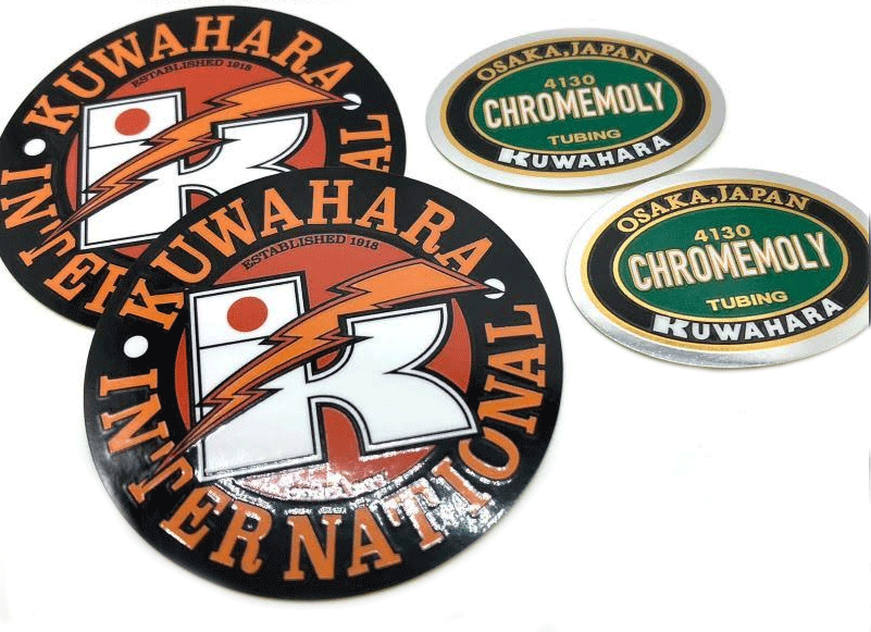 KUWAHARA OLD SCHOOL BMX DECALS KUWAHARA OLD SCHOOL BMX DECALS