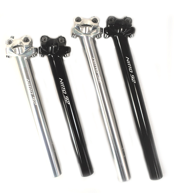 nitto sattelstütze NITTO S92 2-Bolt 0-Offset Seatpost 27.2 X 250mm Silver