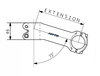 NITTO UI-27 EX/BX Ahead Stem