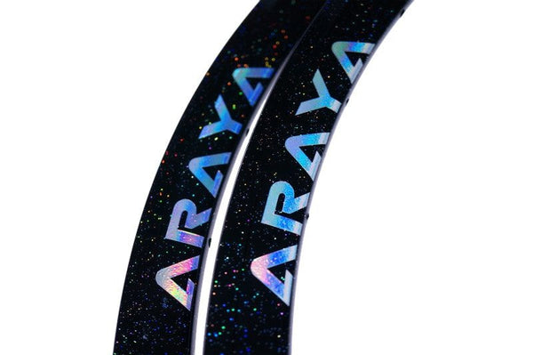 NOS ARAYA SUPERAERO Custom-made Black Rainbow Flake Rim - alex's cycle
