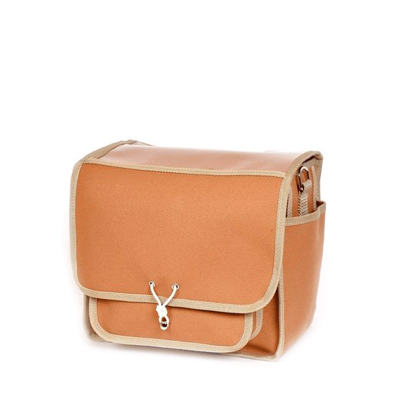OSTRICH F-104N Canvas Front Bag CAMEL - alex's cycle