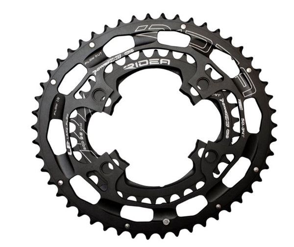 RIDEA Oval Chainring Lami-Flow ROAD Ring-W 4A BCD110 for Shimano 12 Speed - alex's cycle