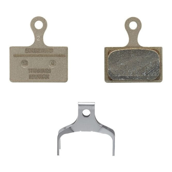 Shimano K05Ti-RX Resin Disc Brake Pads and Spring - alex's cycle