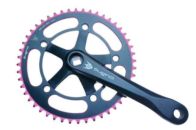SUGINO Mighty Comp 48T x 165mm クランクセット SUGINO Mighty Comp 48T x 165mm クランクセット sugino-mighty